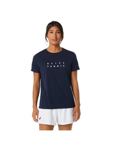 Asics -Camiseta Asics Feminina Court Graphic 2042a259-100 Feminina