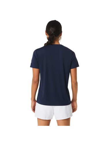 Asics -Camiseta Asics Women Court Graphic Tee 2042a259-100 Mujer
