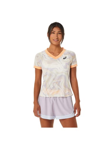 Asics -Camiseta Tirantes Asics Women Match Graphic Ss Top 2042a251-413 Mujer