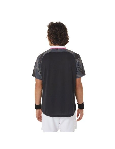 Asics -Polo Asics Masculino Court Graphic 2041a252-020 Asics -Polo Asics Masculino Court Graphic 2041a252-020