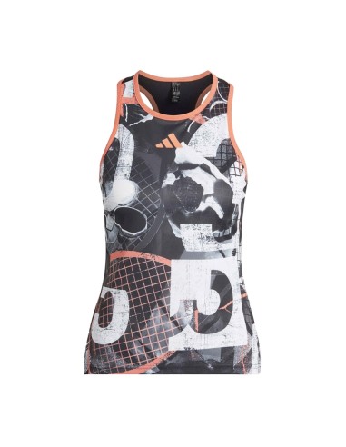 Adidas -Adidas Tank Top Club Gráfico Hr6494 Mulheres