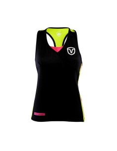 VAIRO -Camiseta Vairo Columns Negro Mujer