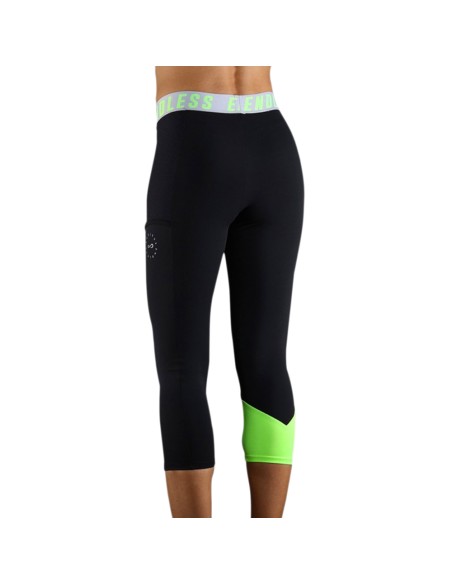 Endless -Endlesss Vanity Pocket Iconic 7/8 Tight 40211 Black Green Women Endless -Endlesss Vanity Pocket Iconic 7/8 Tight 40211 Black Green Women
