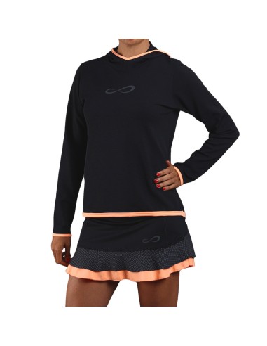 Endless -Sudadera Endless Breath 40022 Black Salmon Mujer