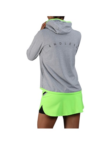 Endless -Sudadera Endless Breath 40022 Black Salmon Mujer