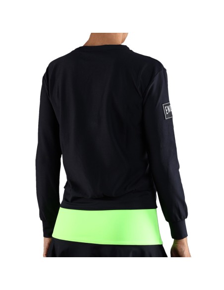 Endless -Sudadera Endless Inner Tech 40050 Black Green Mujer