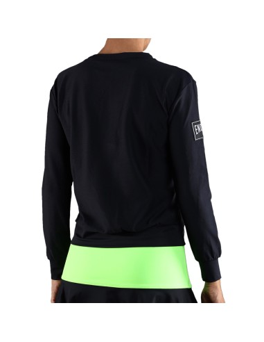 Endless -Endless Inner Tech Sweatshirt 40050 Black Green Women