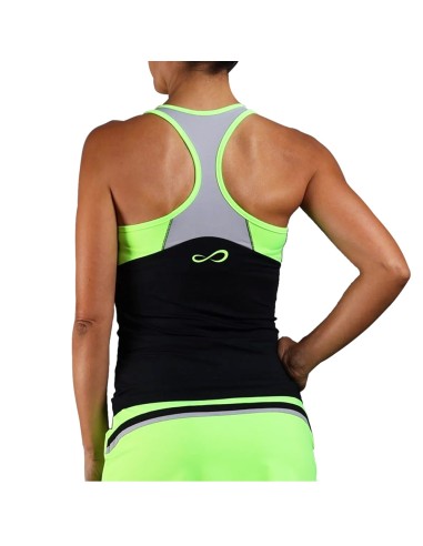 Endless -Camiseta Endless Flow 40003 Black Green Mujer