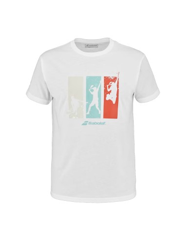 Babolat -Babolat Cotton Tee T-shirt 6ms23441 1000
