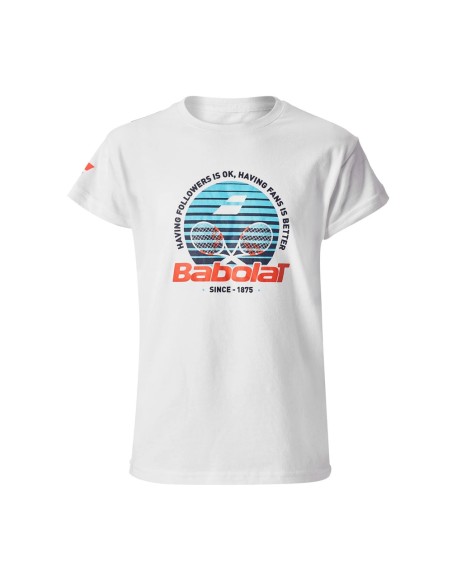 Babolat -Camiseta Babolat Exs Cotton Tee 4bs23444 1000 Junior Babolat -Camiseta Babolat Exs Cotton Tee 4bs23444 1000 Junior
