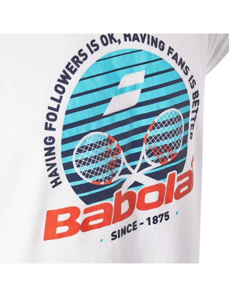 Babolat -Camiseta Babolat Exs Algodão 4bs23444 1000 Júnior