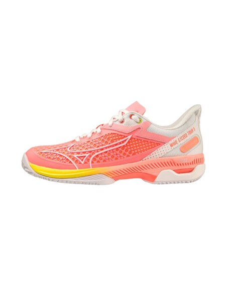MIZUNO -Sapatos femininos Mizuno Wave Exceed Tour 5cc rosa
