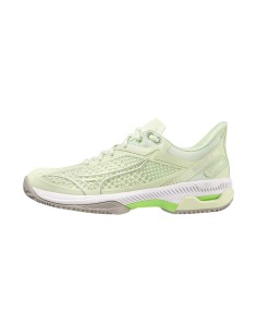 MIZUNO -Sapatos femininos verdes Mizuno Wave Exceed Tour 5cc 2