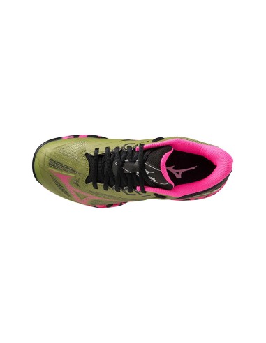 MIZUNO -Mizuno Wave Exceed Light 2 Padel Verde Mujer