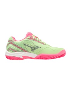 MIZUNO -Ténis Mizuno Break Shot 4 Padel verde rosa mulher