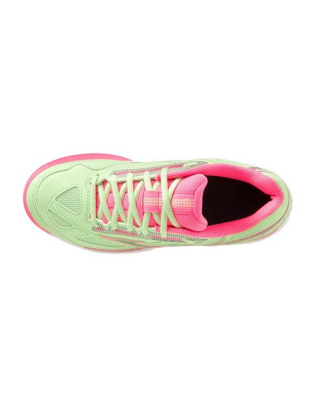 MIZUNO -Mizuno Break Shot 4 Padel Shoes Green Pink Women MIZUNO -Mizuno Break Shot 4 Padel Shoes Green Pink Women
