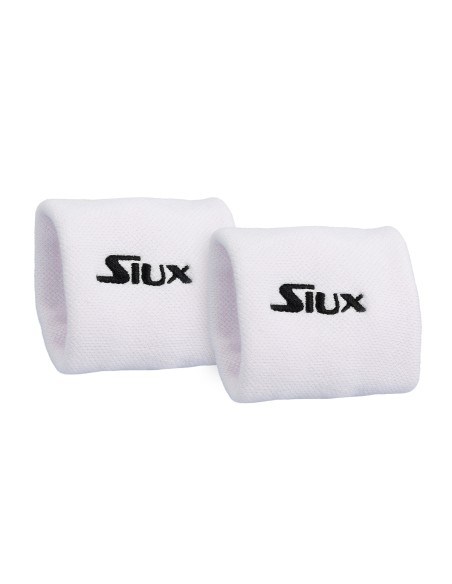 Siux -Pack of 2 White Siux Club Wristbands Siux -Pack of 2 White Siux Club Wristbands