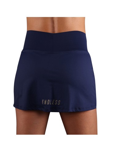 Endless -Endless Minimal HW Navy Skirt