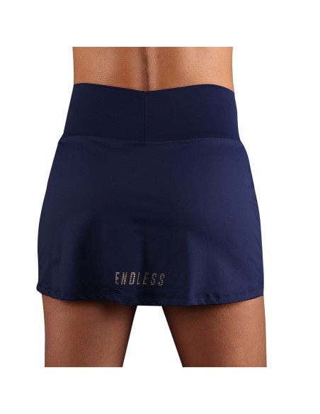 Endless -Endless Minimal HW Navy Skirt