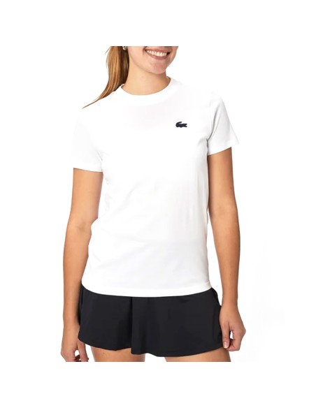 Lacoste -Camiseta Lacoste Tf9246 001 Mulher Branco