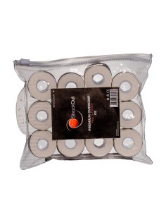 ShockOut Padel -Bolsa Shockout X12 Overgrips Premium Blanco Liso