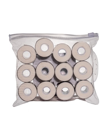 ShockOut Padel -Shockout X12 Overgrips Premium Bag Plain White 100-0053