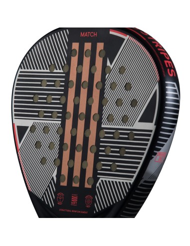 Adidas -Pá Adidas Match 3.3 Preto Vermelho