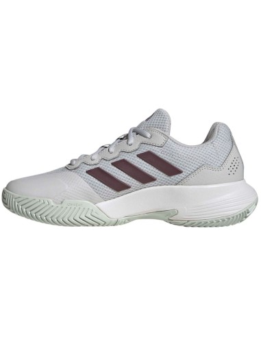 Adidas -Zapatillas Adidas Gamecourt 2 Gris Mujer