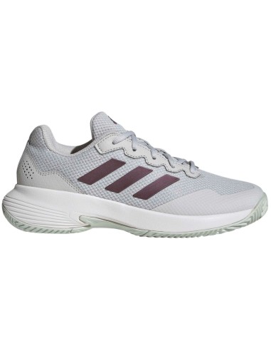 Adidas -Zapatillas Adidas Gamecourt 2 Gris Mujer