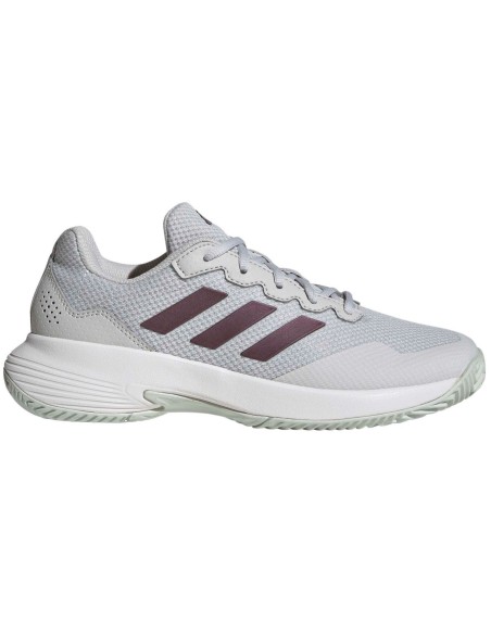 Adidas -Zapatillas Adidas Gamecourt 2 Gris Mujer