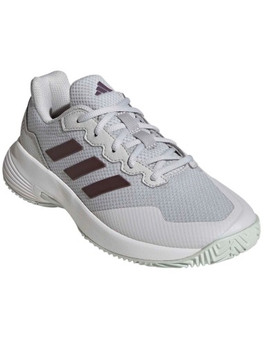 Adidas -Zapatillas Adidas Gamecourt 2 Gris Mujer