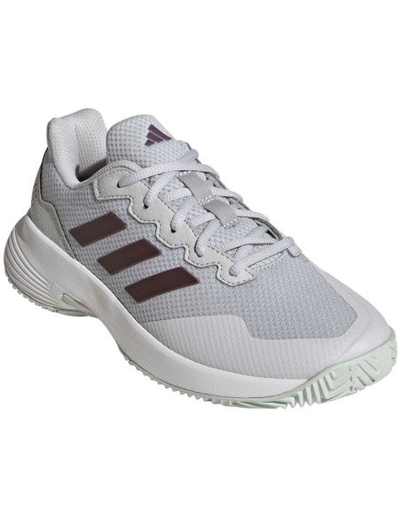 Adidas -Zapatillas Adidas Gamecourt 2 Gris Mujer