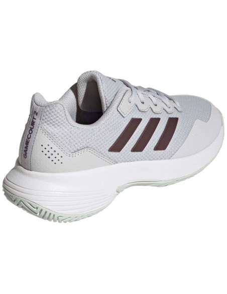 Adidas -Zapatillas Adidas Gamecourt 2 Gris Mujer