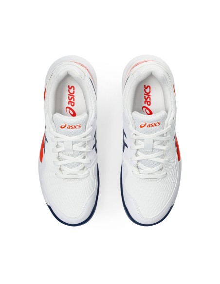 Asics -Zapatillas Asics Gel-Resolution 9 GS Clay Blanco Junior