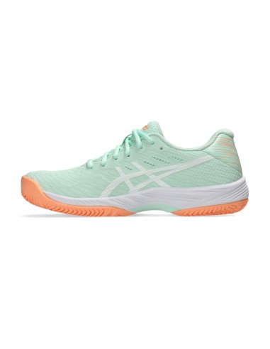 Asics -Zapatillas Asics Gel-Game 9 Padel Verde Mujer