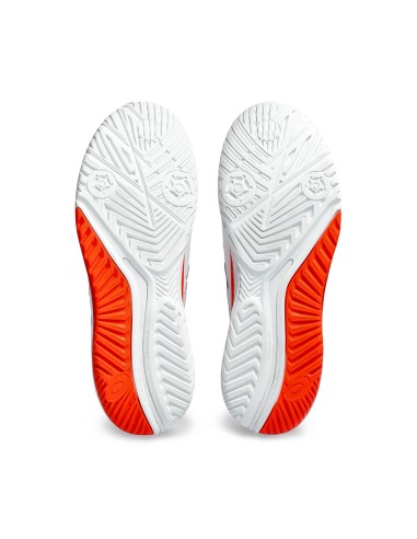 Asics -Tênis Asics Gel-Resolution 9 Branco Laranja