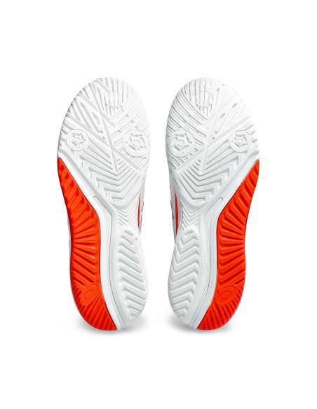 Asics -Asics Gel-Resolution 9 Blanco Naranja Asics -Asics Gel-Resolution 9 Blanco Naranja
