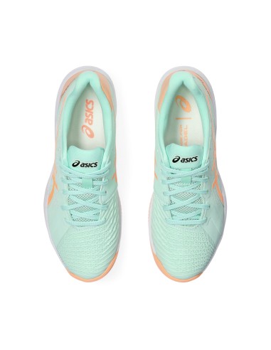 Asics -Sapatos femininos Asics Solution Swift Padel Verde Laranja