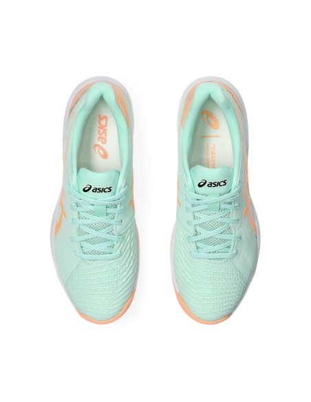 Asics -Zapatillas Asics Solution Swift Padel Verde Naranja Mujer Asics -Zapatillas Asics Solution Swift Padel Verde Naranja Mujer