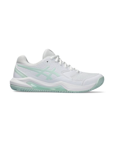 Asics -Sapatilhas Asics Gel-Dedicate 8 Clay Branco Verde Mulher