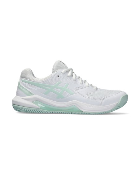 Asics -Zapatillas Asics Gel-Dedicate 8 Clay Blanco Verde Mujer Asics -Zapatillas Asics Gel-Dedicate 8 Clay Blanco Verde Mujer