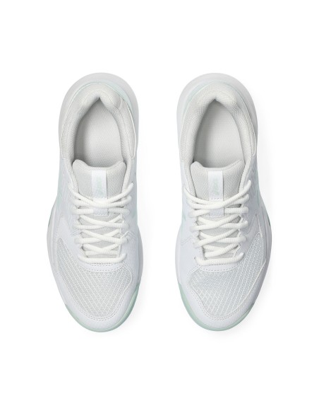 Asics -Asics Gel-Dedicate 8 Clay White Green Women's Running Shoes