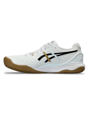 Asics -Asics Gel-Resolution 9 Clay White Shoes