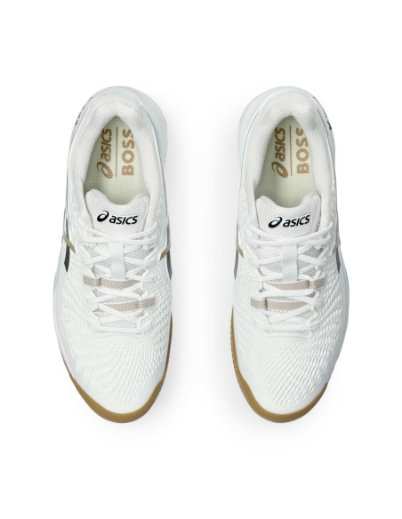 Asics -Asics Gel-Resolution 9 Clay White Shoes