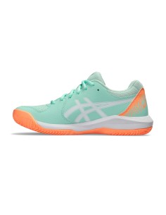 Asics -Zapatillas Asics Gel-Dedicate 8 Padel Verde Mujer 2