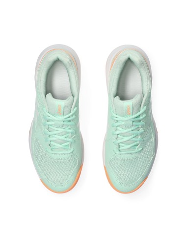 Asics -Zapatillas Asics Gel-Dedicate 8 Padel Verde Mujer