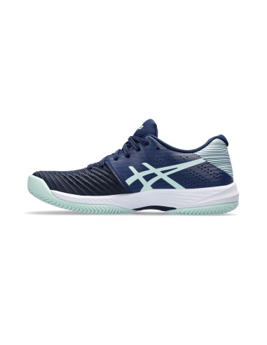 Asics -Zapatillas Asics Solution Swift FF Clay Azul Verde Mujer