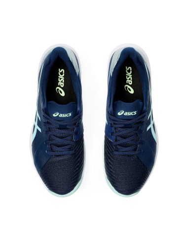 Asics -Zapatillas Asics Solution Swift FF Clay Azul Verde Mujer