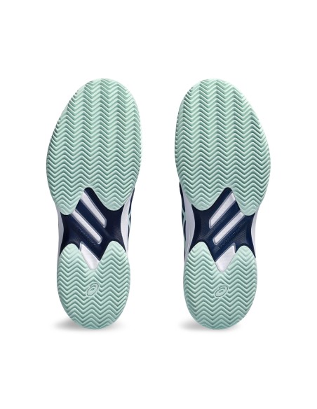 Asics -Asics Solution Swift FF Clay Blue Green Women's Running Shoes