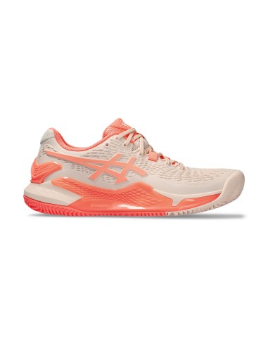 Asics -Asics Gel-Resolution 9 Clay Orange Women's Shoes